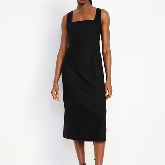 Old Navy Dresses & Skirts - Sleeveless Square-Neck Midi Dress - Black - S